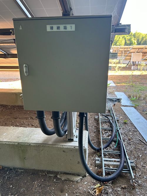 施工前：プラスチック配管